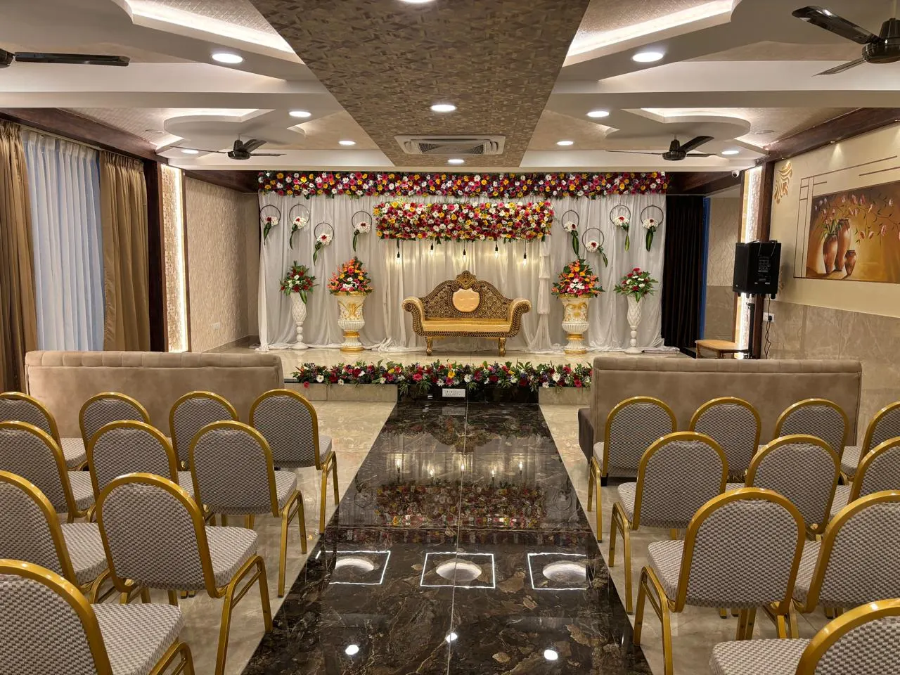 Anvik Party Hall interior